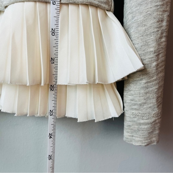 J. Crew Crewneck Sweater with Pleated Fringe Hem - Picture 8 of 8